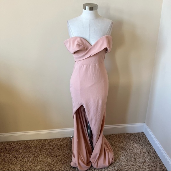 New! Nookie Neptune gown blush pink nwt  17591 - Picture 6 of 15